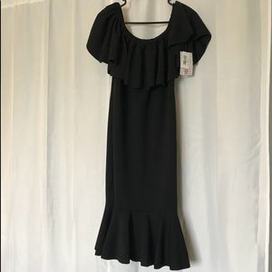 Black LuLaRoe Cici dress- new with tags